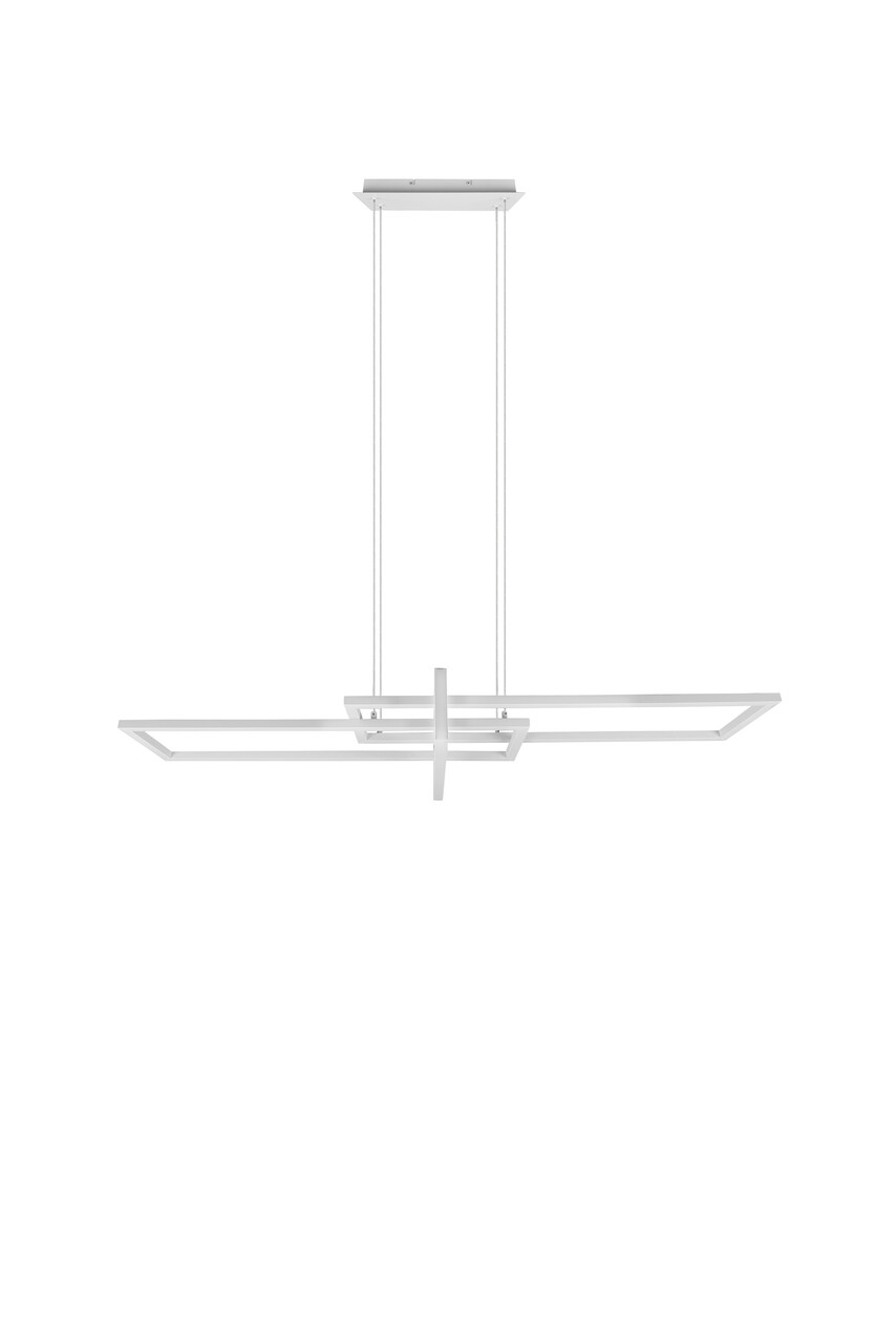Lustra Salinas, TRIO, 110x40x150 cm, 34W, 1x SMD, metal, alb mat - imagine 6